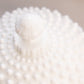 Vintage Fenton White Milk Glass Hobnail Lidded Dish