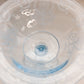 Vintage Fostoria Glass Compote Glass Azure Blue Versailles Compote