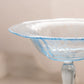 Vintage Fostoria Glass Compote Glass Azure Blue Versailles Compote