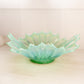 Vintage Large Green Opalescent Glass Fostoria Heirloom Bowl