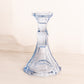Vintage Fostoria Light Blue Glass Virginia Candlestick
