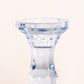Vintage Fostoria Light Blue Glass Virginia Candlestick