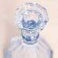 Vintage Fostoria Light Blue Glass Virginia Candlestick