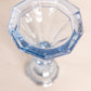 Vintage Fostoria Light Blue Glass Virginia Candlestick