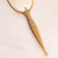 Vintage Gold Tone Floral Handheld Mirror and Brush Set