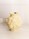 Vintage Imperial Glass Cream Flower Textured Vase