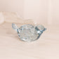 Vintage Indiana Glass Light Blue Bird Votive Candleholder