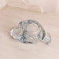 Vintage Indiana Glass Light Blue Bird Votive Candleholder