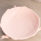 Vintage Jeannette Glass Medium Light Pink Milk Glass Pheasant Bird Bowl