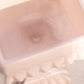 Vintage Jeannette Glass Medium Shell Pink Milk Glass Wedding Box