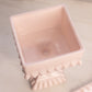 Vintage Jeannette Glass Medium Shell Pink Milk Glass Wedding Box