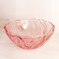 Vintage LE Smith Large Pink Bowl with Swan Designs