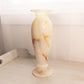 Tall Cream Onyx Stone Vase