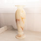 Tall Cream Onyx Stone Vase