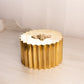 Vintage Medium Brass Tea Hinge Lid Caddy with Grapes and Leaves on Top
