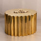Vintage Medium Brass Tea Hinge Lid Caddy with Grapes and Leaves on Top