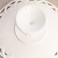 Vintage Large White Milk Glass Cake Stand with Lattice Edge