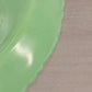 Vintage McKee Glass Laurel Oval Jadeite Uranium Tray Plate Floral Border (Glows)