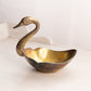 Vintage Medium Brass Swan Dish