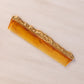 Vintage Metal 24K Gold Finish Mirror Brush Comb Set with Floral Details