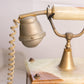 Vintage Onyx Phone with Gold Tone Accents