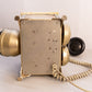 Vintage Onyx Phone with Gold Tone Accents
