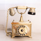Vintage Onyx Phone with Gold Tone Accents