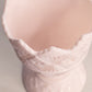 Vintage Light Pink Milk Glass Footed Vase Compote