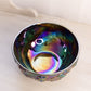 Vintage Signed Levay Glass Amethyst Carnival Glass Nude Ladies Dancing Bowl