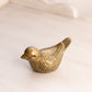 Vintage Small Brass Bird Figurine
