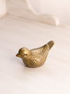 Vintage Small Brass Bird Figurine