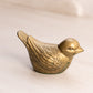 Vintage Small Brass Bird Figurine