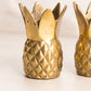 Vintage Small Brass Pineapple Candleholder