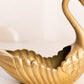 Vintage Small Brass Detailed Swan Dish