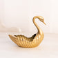 Vintage Small Brass Detailed Swan Dish