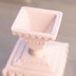 Vintage Small Jeannette Glass Shell Pink Milk Glass Lidded Wedding Box