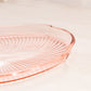 Vintage Small Pink Glass Oval Tray Dish