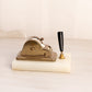 Vintage Stone and Brass Calendar and Ink Blotter Set