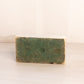 Vintage Stone and Brass Calendar and Ink Blotter Set