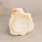 Vintage Westmoreland Glass Glossy Cream Almond Owl Figurine
