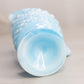 Vintage Kanawha Blue and White Slag Glass Footed Creamer