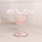 Vintage Fenton Pink Iridescent Opalescent Glass Cactus Compote