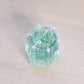 Vintage Fenton Light Teal Opalescent Toothpick Holder
