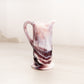 Vintage Imperial Glass Purple and White Slag Creamer