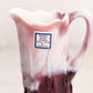 Vintage Imperial Glass Purple and White Slag Creamer