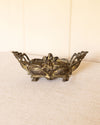 Antique Small Brass Jardinière Planter with Female Figures