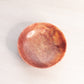 Vintage Small Circular Red Brown Stone Bowl