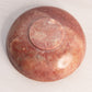 Vintage Small Circular Red Brown Stone Bowl