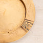Vintage Small Gold Tone Metal Dish with Shell-like Designs