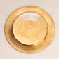 Vintage Small Gold Tone Metal Dish with Shell-like Designs
